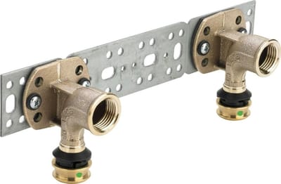 Viega Raxofix-montage-eenheid, d 16mm, Rp 1/2, steekmaat 80/100/150 staal verzinkt Model 5321.61, 690144