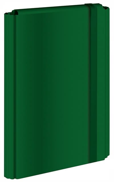 Interdruk Hardcover A4 Kaart met Elastiek - Groen