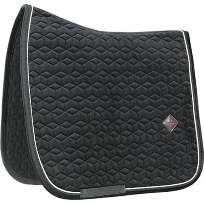 Kentucky Horsewear - Zadeldek Basic Velvet - Zwart