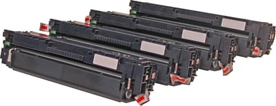 Set 4x ABC huismerk toner geschikt voor HP Laserjet Pro M254 M254dw M254nw Laserjet Pro MFP M280 M280nw M281 M281fdn M281fdw 203X CF540X CF541X CF542X CF543X 203A CF540A CF541A CF542A CF543A