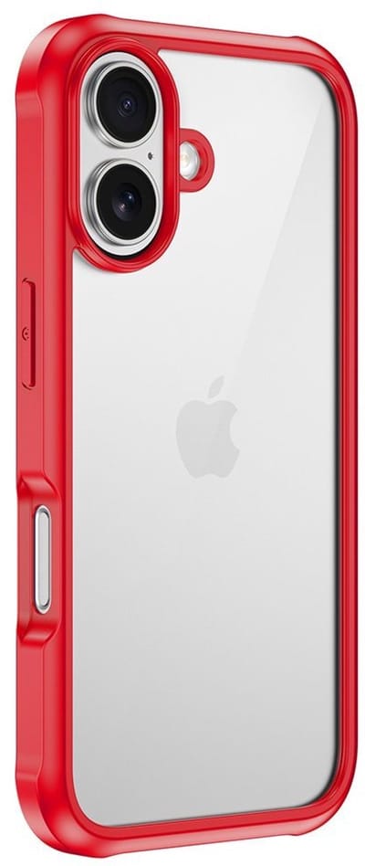 Mobiq - Rugged 360 Graden Full Body geschikt voor iPhone 17 Hoesje - rood
