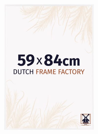 Fotolijst 59x84 cm - Kunststof - Wit Hoogglans - Easy