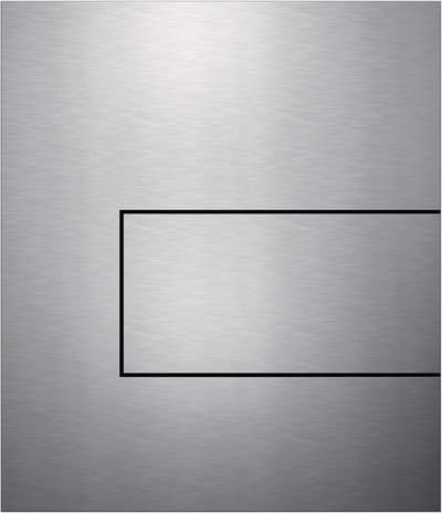 WC Bedieningsplaat met Dubbele Spoelknop Koffiebruin Zwart Glas