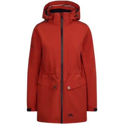 Trespass Dames/Dames Tiverton Waterdichte Jas (Verbrande Sienna)