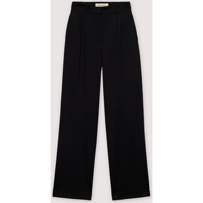 broek grote vrouw zwart