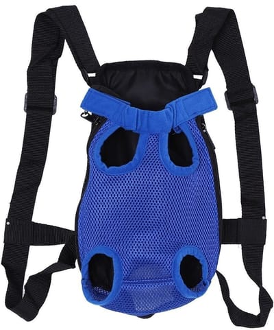Dailygoody - Draagrugzak voor honden - Modieuze heuptas - Ademend en duurzaam - Kleur blauw - Geschikt voor buitenactiviteiten - Perfect voor kle