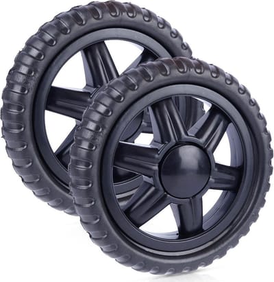 Winkelwagen Wielen 13 cm 2 stuks - Boodschappentrolley - Boodschappentas - Trolley - Boodschappenwagen