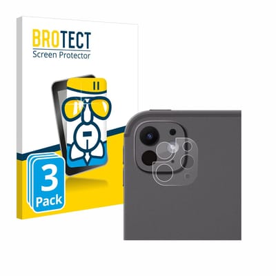 Screenprotector 3 Stuks voor Apple iPad Pro 13" 2024 / 2025 (ALLEEN Camera Lens) Beschermglas transparant