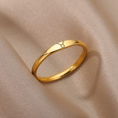 Sterrenbeeld ring - Horoscoop ring - Stier - Zegelring stijl