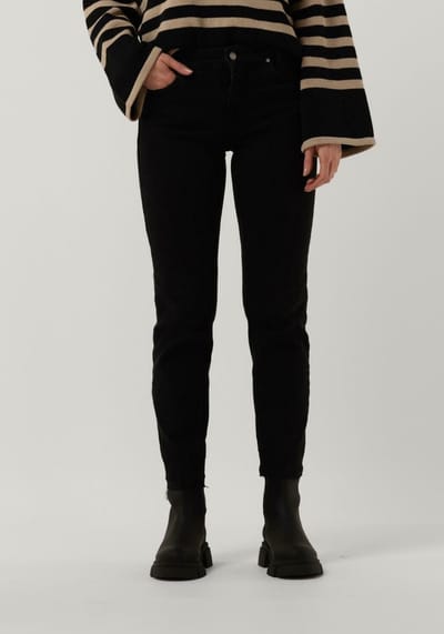 My Essential Wardrobe Elly 104 High Straight Y Jeans Dames - Broek - Donkergrijs - Maat 25