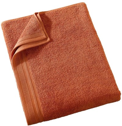 De Witte Lietaer Badlaken Imagine Dusty Orange - 90 x 200 cm - Oranje - Katoen