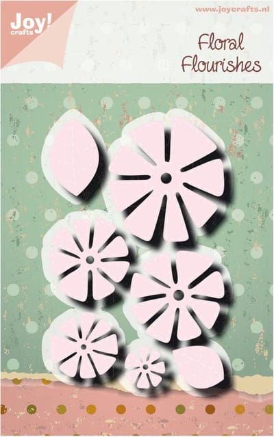 Joy!Crafts Snijstencil - Noor Charlotte Bloem stikdesign