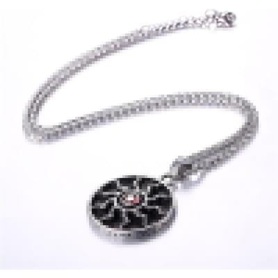 Europese en Amerikaanse Nieuwe Roestvrij Staal Zwart Geoxideerde Ketting Hanger Stijl white