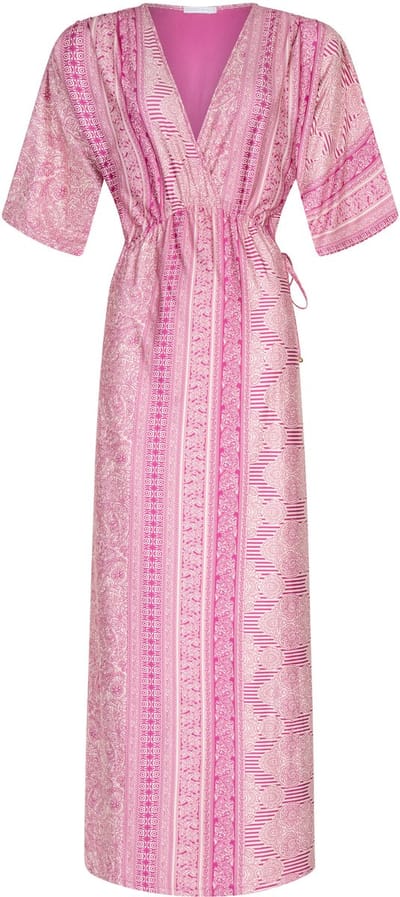 Chic by Lirette - Kimono jurk Lotus Guna - Roze - S