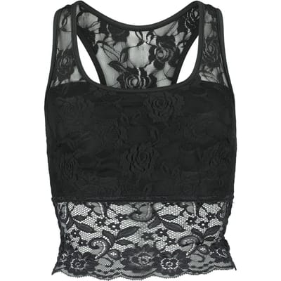 Forplay Top - CECILIA - S tot XXL - voor Vrouwen - zwart