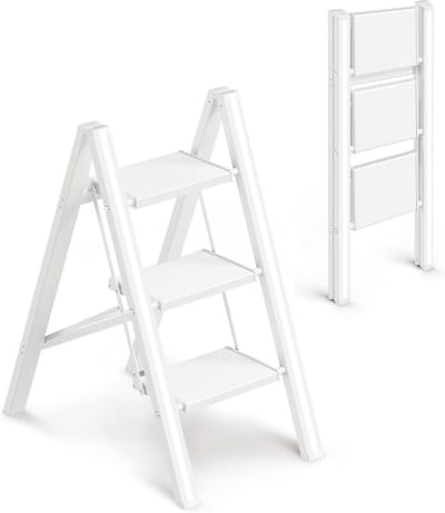 Inklapbare 3 Treden Ladder – Sterke en Veilige Trapladder voor Thuisgebruik tot 150kg
