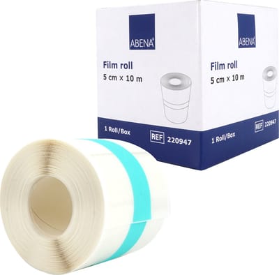 Abena Wondfolie op Rol - 1 Rol - Wondfolie Transparant - Geschikt voor tattoos - Ademend en Huidvriendelijke Wondverzorging - 5 cm x 10 meter