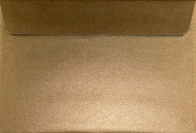 Metallic (parelmoer) bruine enveloppen A5 - 162 x 229 mm - C5 - 20 stuks - HK zelfklevend met plakstrip - 125 gram - Sirio Pearl - Netuno