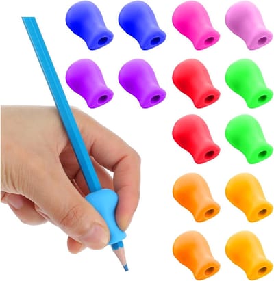 15 Stuks Silicone Penhouders voor Volwassenen - Schrijfhulpmiddelen voor Comfortabel en Efficiënt Schrijven