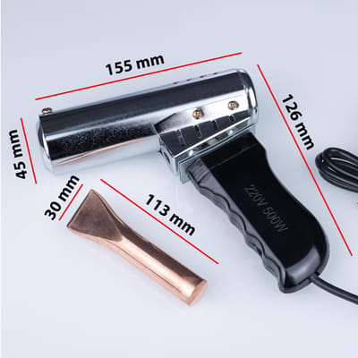 Rosfix Soldeerbout Weerstand - 500W Krachtig - 200–400°C, Koperen Punt 2x11cm 3cm