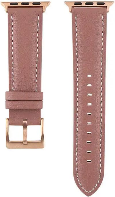 Fungus - Smartwatch bandje - Geschikt voor Apple Watch 42 / 44 / 45 / 49 mm - Series 1 2 3 4 5 6 7 8 9 SE Ultra iWatch - PU leer - Strap - Roze