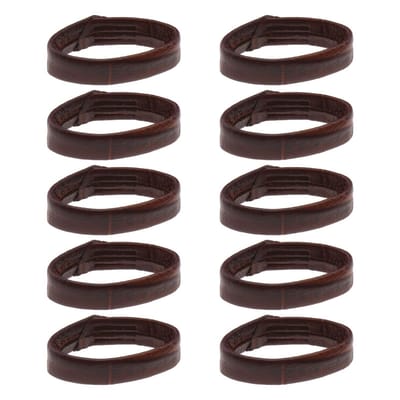 Dailygoods- Horlogeband Vervanging 10 Stuks - Lederen Band - Bevestigingsringen - Geschikt voor 18/20/22 mm - Duurzaam - Stabiliteit - Horlogebandjes