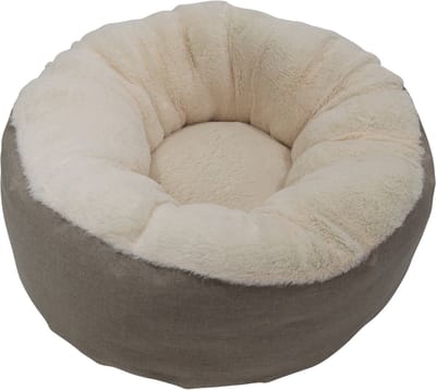 Jack and Vanilla - Nimba Hoge mand - Hondenmand - Kattenmand - Kleur: Zand - Maat S: 50x50x23 cm