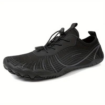 Bovista Barefoot Schoenen - Waterschoenen - Aquashoes - Afzwemschoenen - Zwemles - Dames & Heren - Fitness - Sportschoenen - Zwart - Maat 38