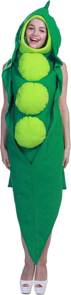 Grappig Groente Kostuum voor Volwassenen - Unisex Erwt Kostuum