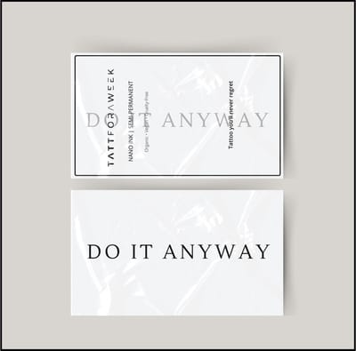 Tijdelijke tattoo do it anyway | Neptattoo volwassenen | Tijdelijke tattoo voor volwassenen | Temporary tattoo | Plaktattoos voor volwassenen | Neptattoos | Probeer zorgeloos een tattoo | tattforaweek