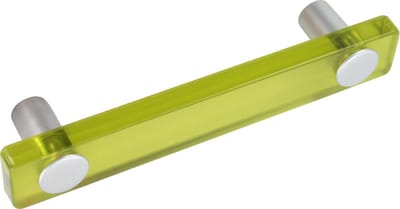 AVENUE meubelgreep Clear in acrylaat en kunststof | GROEN