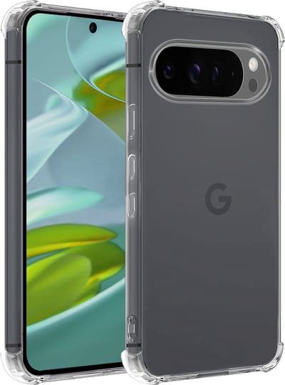 Hoesje - Geschikt voor Google Pixel 10 Pro - Sterk & Shockproof - Siliconen Case - Back Cover - Telefoon Hoes Shock Proof - Telefoonhoesjes - Transparant