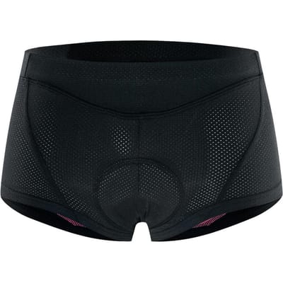 WOSAWE Fietsbroek 3D Gel Padded Dames Racefiets Rijden Ondergoed Fietsbroek L zwart