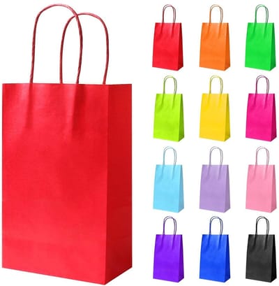 Allecto - Geschenkzakjes - Cadeauzakjes - Duurzaam en milievriendelijk - Veelkleurig - Voor allerlei gelegenheden - Perfect voor babyshower en verj...