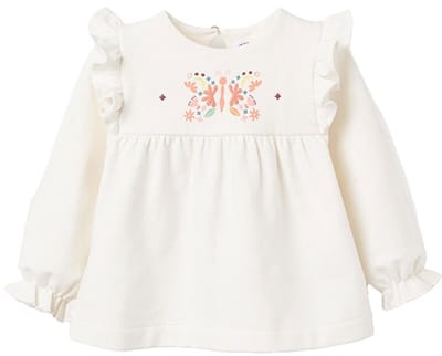 Zippy 3107404901 Sweatshirt Wit 6-9 Months Meisjes