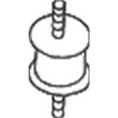 Rubberstrip, uitlaatsysteem BOSAL 255-458