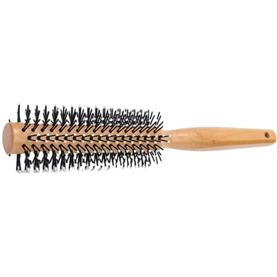 Brosse à Cheveux Ronde Lissante Réduit les Frisottis Rouleau Boucleur Rond en Bois Peigne avec Manche Antistatique pour Hommes Femmes XL 100x70cm / 39.37x27.56in