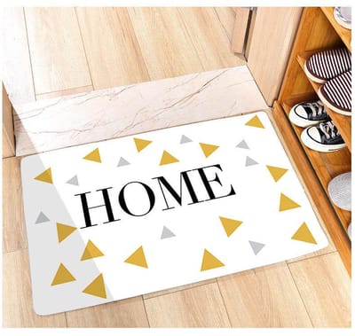 Tapis de sol en velours cristal pour la maison Tapis de porte Chambre Cuisine Toilettes Tapis de pied Salle de bain Absorbant Antidérapant 50x80cm