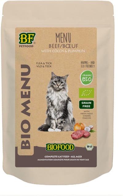 Biofood Kat Organic Rund Menu 100 gr
