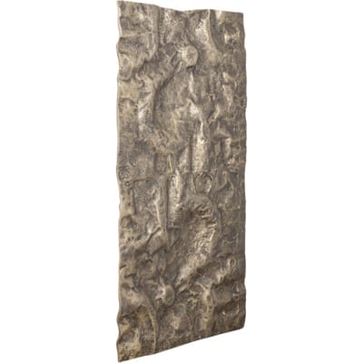 PTMD Wandpaneel Eogan - 50x5x90 cm - Aluminium - Goud