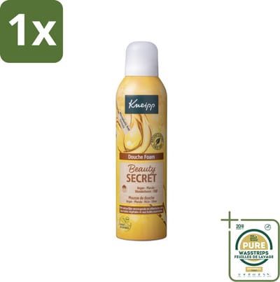 1 x Kneipp - Douche schuim - Beauty Secret - 200 ml- Douche Schuim - Natuurlijke Oliën - Huid Verzorging - Luxe Geur - Huid Hydraat