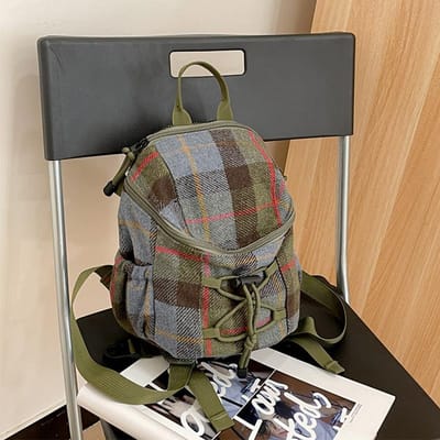 Nouveau Mini Sac à Dos Automne et Hiver pour Hommes et Femmes Étudiants Sacs Collège Rétro Sac d'Excursion