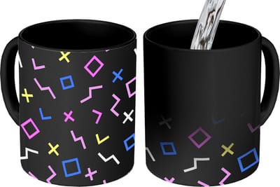 Magische Mok - Foto op Warmte Mokken - Koffiemok - Game Console - Vector - Abstract - Magic Mok - Beker - 350 ML - Theemok