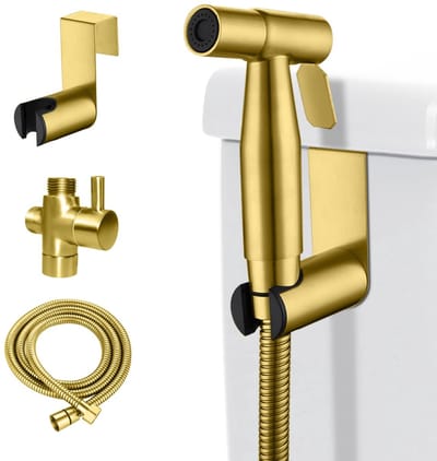 Dailygoods- Bidet Sproeiset Hoogwaardig Roestvrij Staal - Handsproeier - Wc-bevestiging - Hygiëne - Persoonlijke Verzorging - Stijlvol Ontwerp - Wc-sproeier