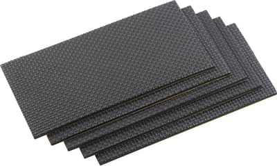 Metafranc WU0645726 Meubelmat Zelfklevend Zwart (l x b) 200 mm x 100 mm 1 set(s)