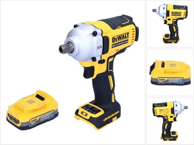 DeWalt DCF 892 N accu-slagmoersleutel 18 V 812 Nm 1/2" borstelloos + 1x Powerstack-accu 1,7 Ah - zonder oplader