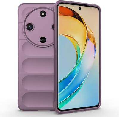 Coverup Hoesje - Geschikt voor Honor Magic6 Lite Hoesje - Coverup Hands-On Rugged Back Cover - Paars