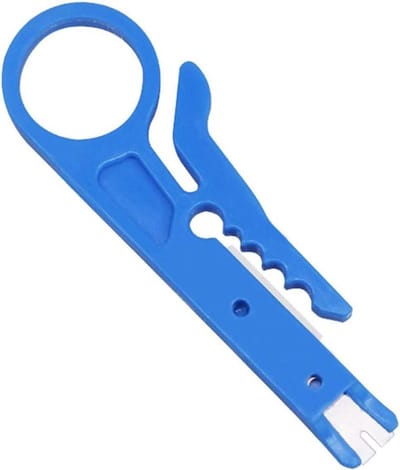Draadkrimptang Set - Multifunctioneel Gereedschap - Elektronica Reparatie - Inclusief Opbergkoffer - 3 Delig - Zwart Blauw