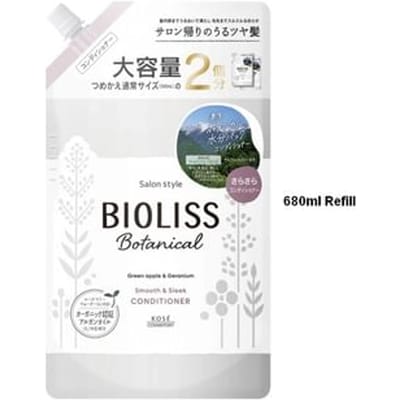 Kose - Bioliss Botanical Smooth & Sleek Conditioner 680ml Refill