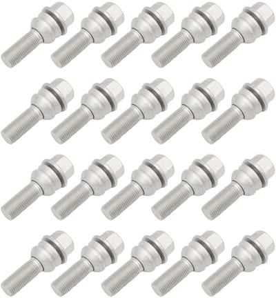 Cosensi- Wielbouten Conisch - M14x1,5 - Staal - 66 mm - Zeskant - Compatibel met Q7/Cayenne/Panamera - Wielmoeren